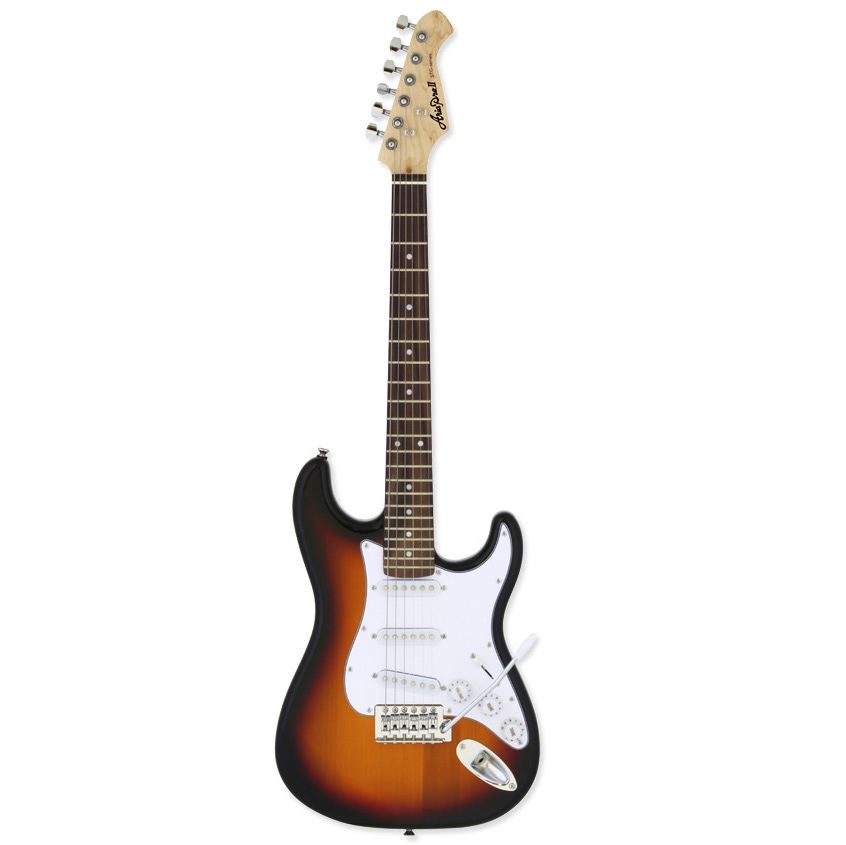 Aria Pro II STG-Seriesのエレクトリックギター Aria Pro II STG Mini 3 Tone Sunburst 3/4 STG-MINI (3TS